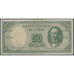 Chile 5 Centesimos ND1960-1 P126a2