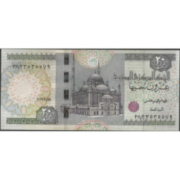 Egipto 20 Pounds 2016 P74d