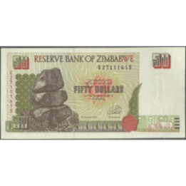 Zimbabwe 50 Dollars 1994 P8a
