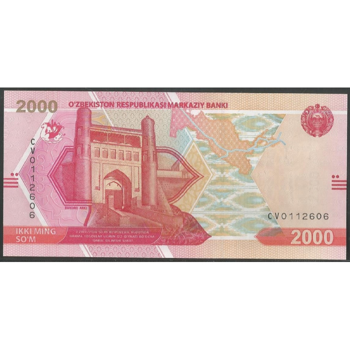 Uzbequistan 2.000 Sum 2021 P87