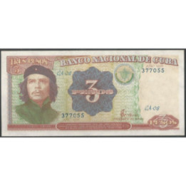Cuba 3 Pesos 1995 P113