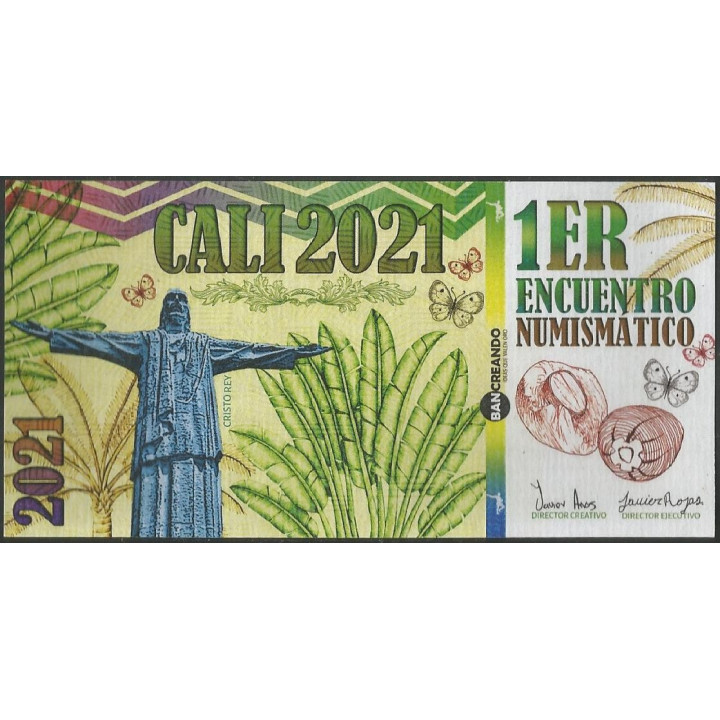 Numismaticos de Occidente 100 Mil Pesos 2018 reverso