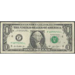 Estados Unidos 1 Dollar 2013 F P537