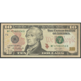 Estados Unidos 10 Dollars 2013 P540