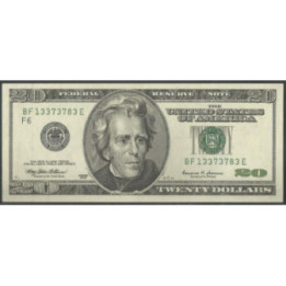 Estados Unidos 20 Dollars 1999 P507