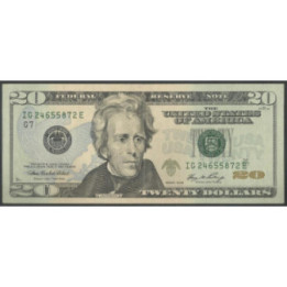 Estados Unidos 20 Dollars 2006 P526