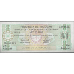 Argentina - Provincia de Tucuman 1 Austral ND1991 Ps2711