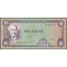 Jamaica 1 Dollars 1 Ene 1990 P68Ad