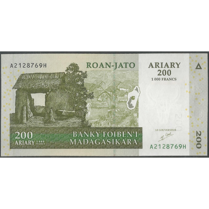 Madagascar 200 Ariari 2004 P87a