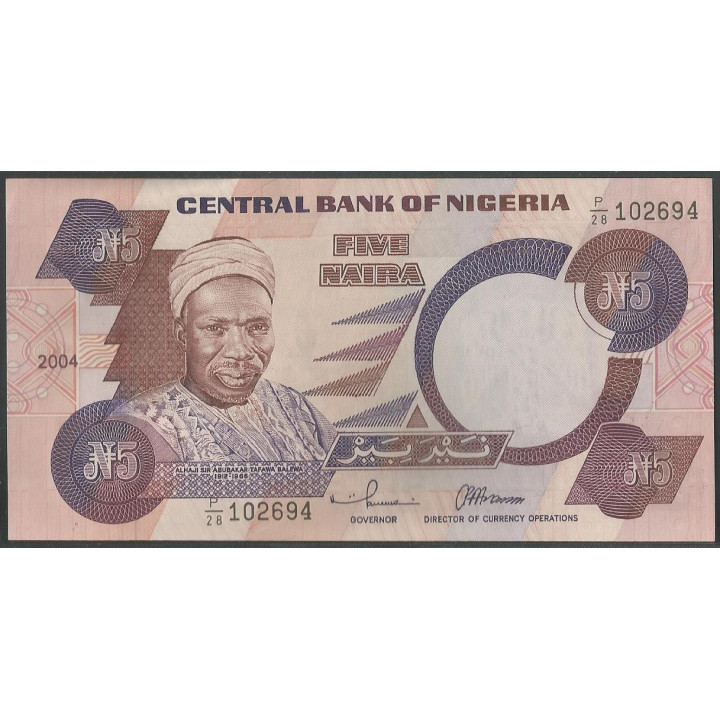Nigeria 5 Naira 2004 P24h