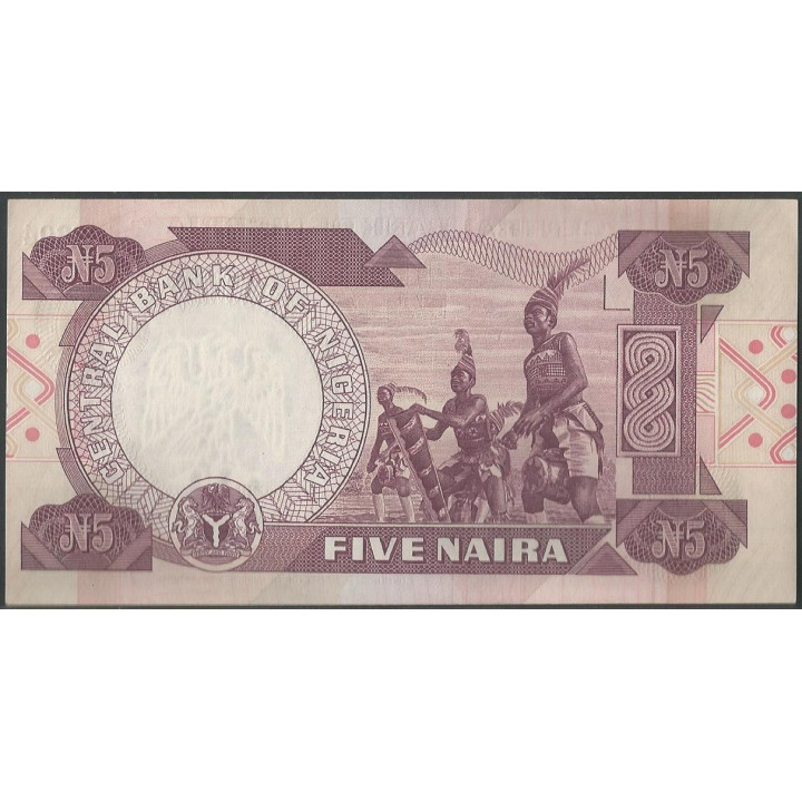 Nigeria 5 Naira 2004 P24h reverso