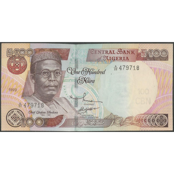 Nigeria 100 Naira 1999 Firma 13 P28a
