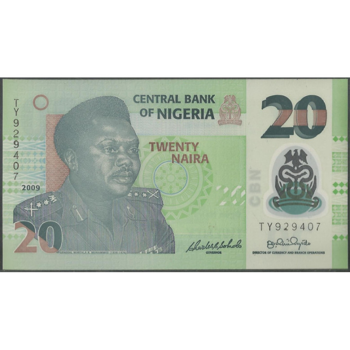 Nigeria 20 Naira 2009 P34e