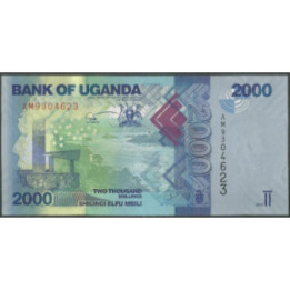 Uganda 2.000 Shillings 2013 P50a
