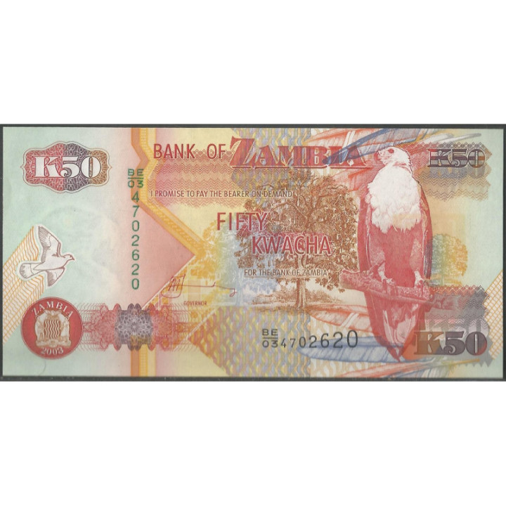 Zambia 50 Kwacha 2003 P37d