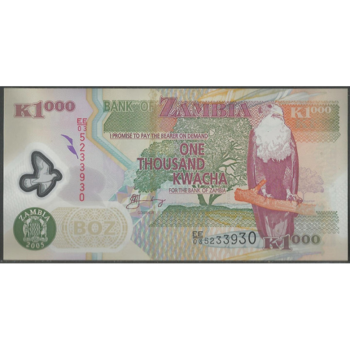 Zambia 1.000 Kwacha 2008 P44f