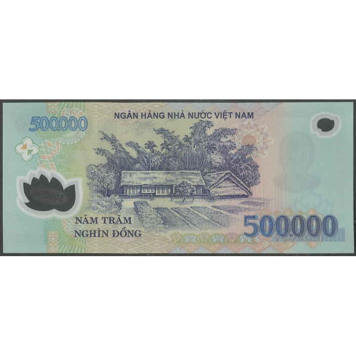 Vietnam 500.000 Dong 2018 P124n reverso