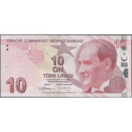 Turkya 10 Liras ND2009 P223b