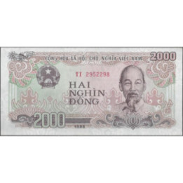 Vietnam 2.000 Dong 1988 P107a