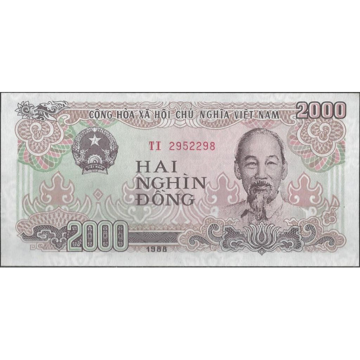 Vietnam 2.000 Dong 1988 P107a