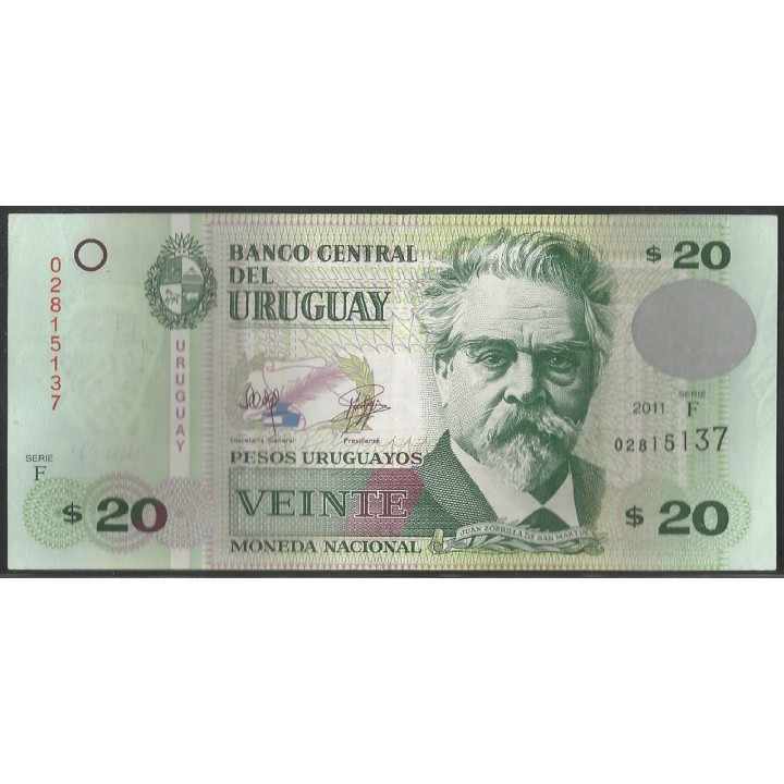 Uruguay 20 Pesos 2011 F P86b