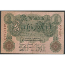 Alemania 50 Mark 21 Abr 1910 P41
