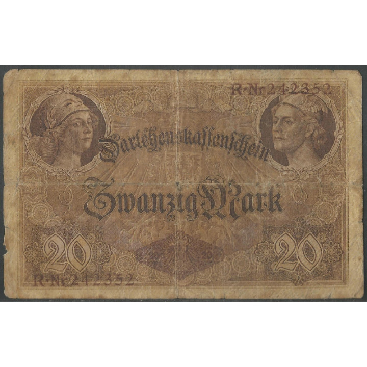 Alemania 20 Mark 5 Ago 1914 P48a
