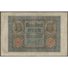Alemania 100 Mark 1 Nov 1920 P69a