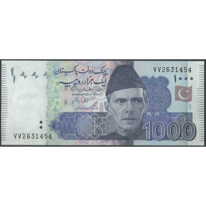Pakistan 1.000 Rupias 2020 P50o