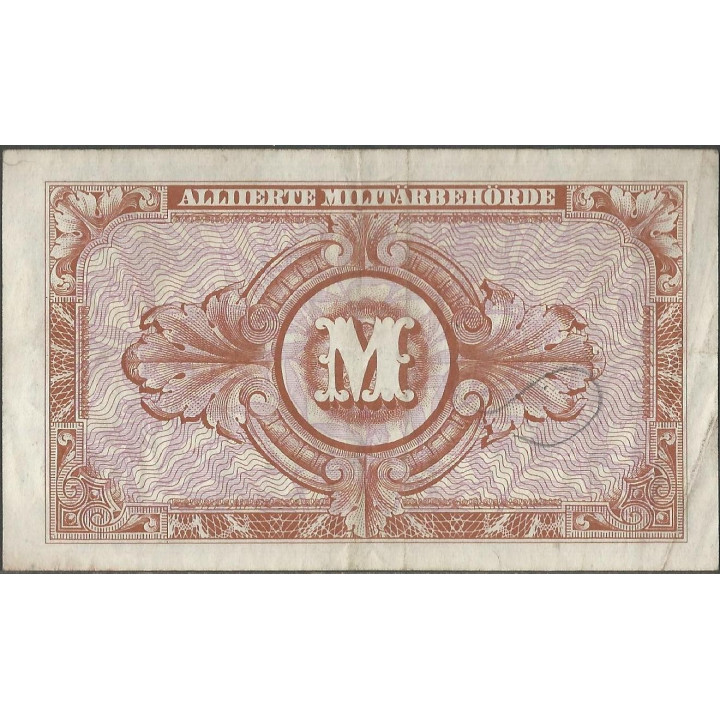 Alemania 10 Mark 1944 P194b reverso