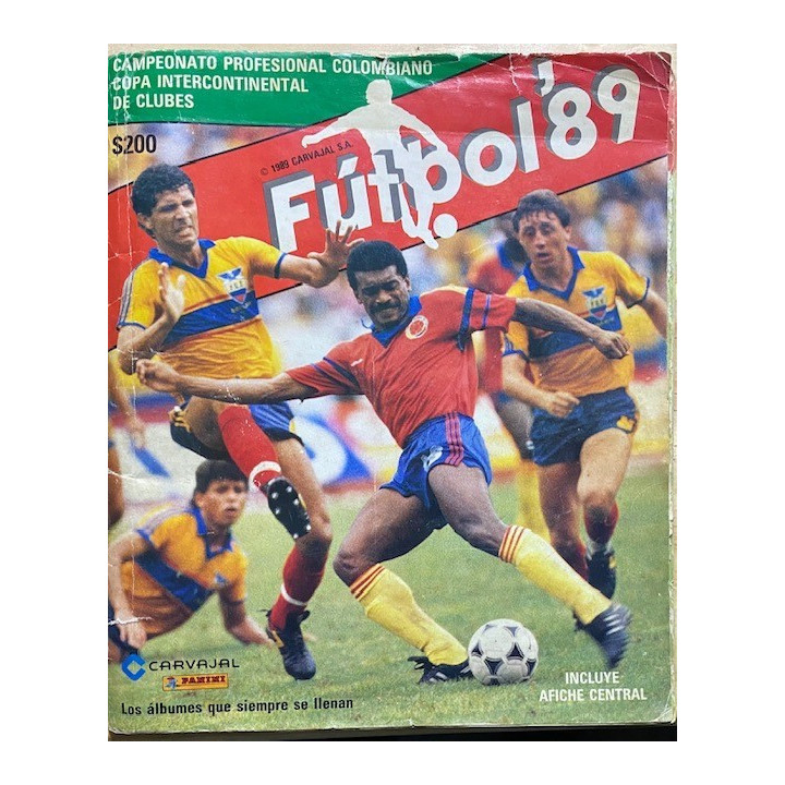 Futbol - Futbol Colombia FPC 89 Panini