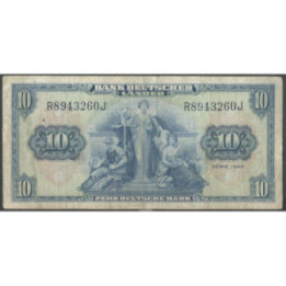 Alemania Federal 10 Mark 22 Ago 1949 P16a