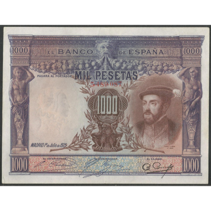España 1.000 Pesetas 1 Jul 1925 P70c