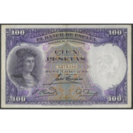 España 100 Pesetas 25 Abr 1931 P83