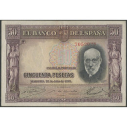 España 50 Pesetas 22 Jul 1935 P88