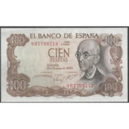 España 100 Pesetas 17 Nov 1970 P152a