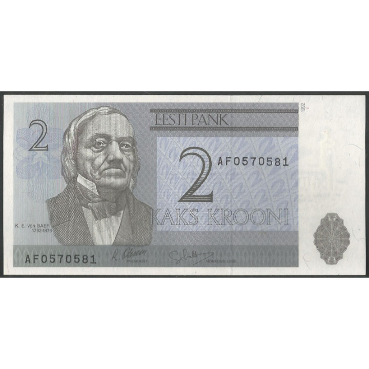 Estonia 2 Krooni 1992 P70a
