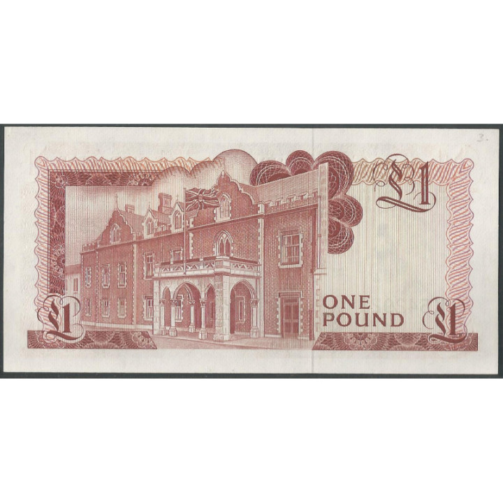 Gibraltar 1 Pound 15 Sep 1979 P20b reverso
