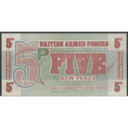 Inglaterra 5 New Pence ND1972 PM44