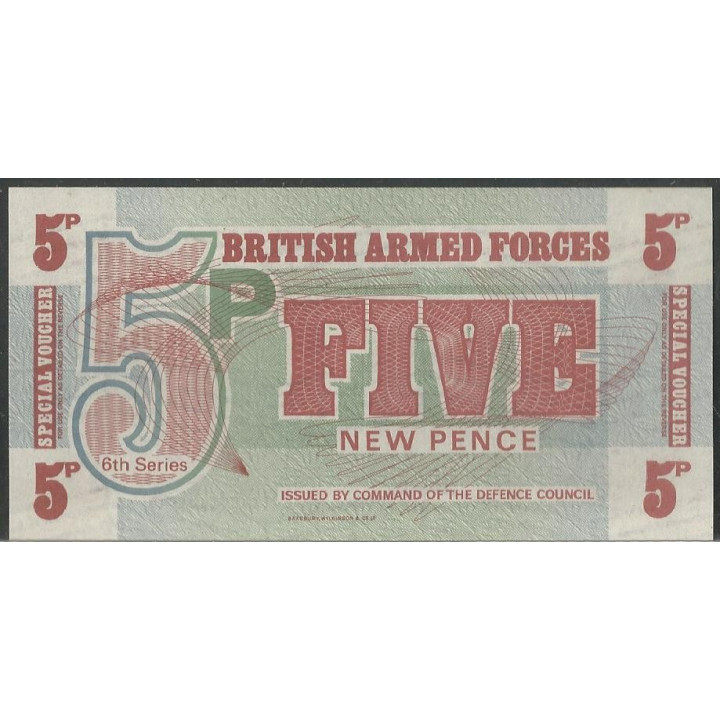 Inglaterra 5 New Pence ND1972 PM44