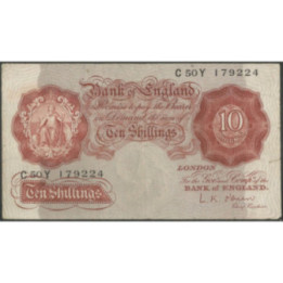 Inglaterra 10 Shillings ND1955-60 P368c