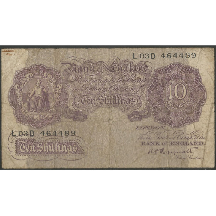 Inglaterra 10 Shillings ND1948-49 P368a