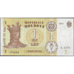 Moldavia 1 Leu 2015 P8j