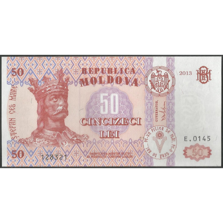 Moldavia 50 Leu 2013 P14f