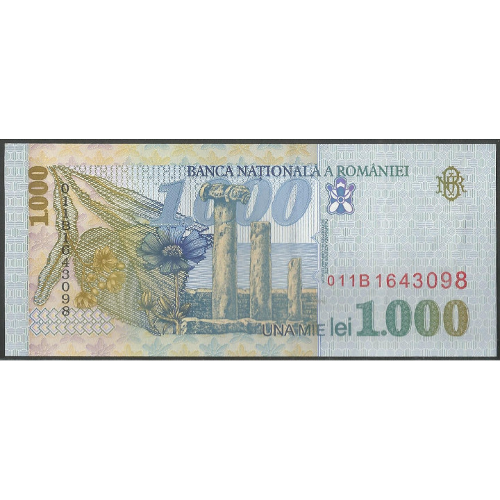 Rumania 1.000 Lei 1998 P106 reverso