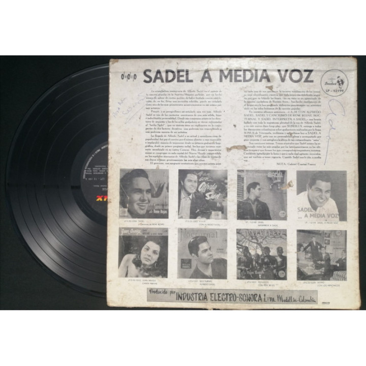 Alfredo Sadel A Media Voz - Colombia reverso