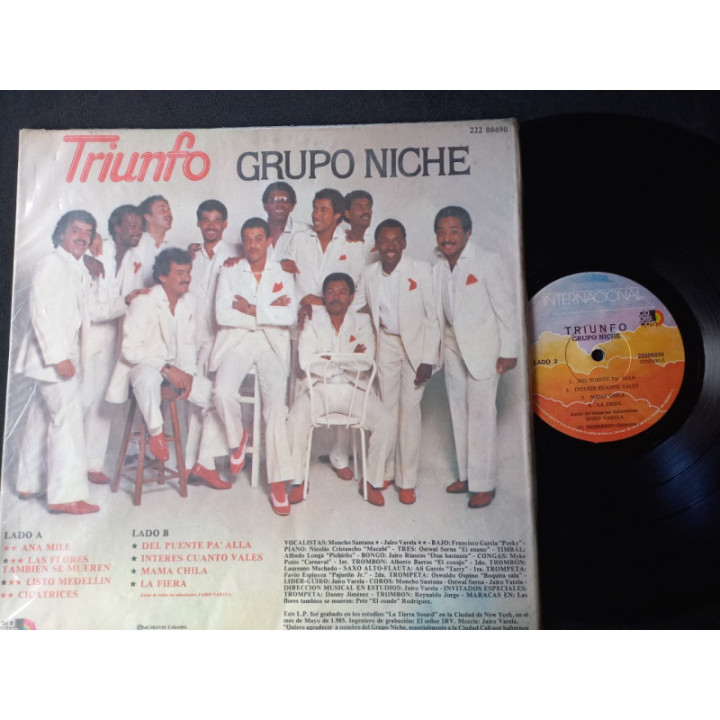Grupo Niche Triunfo - Colombia 1985 reverso
