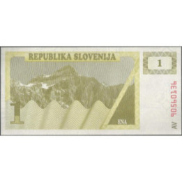 Slovenia 1 Tolar 1990 P1a