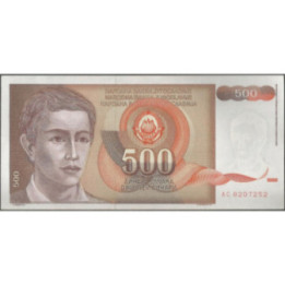 Yugoeslavia 500 Dinara 1991 P109