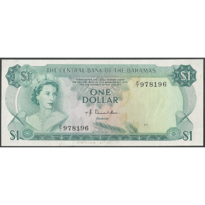 Bahamas 1 Dollar L1974 P35a1